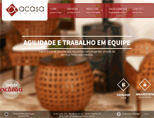 Tablet Screenshot of acasamoveis.com.br